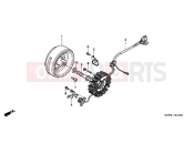 HONDA CBF2504 CBF250 2004 E-10 GENERATOR