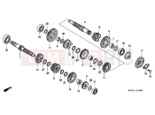HONDA CBF2504 CBF250 2004 E-16 TRANSMISSION
