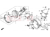HONDA CBF2504 CBF250 2004 F-1 HEADLIGHT