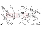 HONDA CBF2504 CBF250 2004 F-3 SWITCH / CABLE