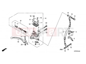 HONDA CBF2504 CBF250 2004 F-4 FRONT MASTER CYLINDER