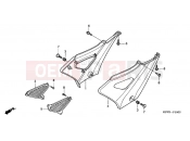 HONDA CBF2504 CBF250 2004 F-15 SIDE COVER