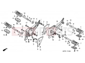HONDA CBF2504 CBF250 2004 F-19 FOOTREST