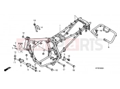 HONDA CBF2504 CBF250 2004 F-28 FRAME HOUSING