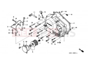 HONDA CBF2506 CBF250 2006 E-6 RIGHT CRANKSHAFT COVER