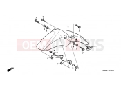 HONDA CBF2506 CBF250 2006 F-7 FRONT FENDER