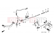 HONDA CBF2506 CBF250 2006 F-18 PEDAL