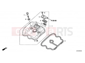 HONDA CBR250RD CBR250R 2013 E-1 VALVE COVER