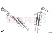 HONDA CBR250RD CBR250R 2013 E-3 CAMSHAFT / VALVE