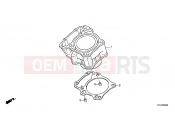HONDA CBR250RD CBR250R 2013 E-5 CYLINDER