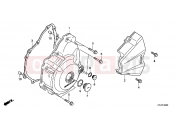 HONDA CBR250RD CBR250R 2013 E-10 LEFT CRANKSHAFT COVER