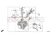 HONDA CBR250RD CBR250R 2013 E-23 THROTTLE HOUSING