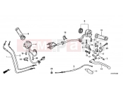 HONDA CBR250RD CBR250R 2013 F-4 HANDLE LEVER / SWITCH / CABLE