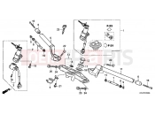 HONDA CBR250RD CBR250R 2013 F-7 STEERING BAR PIPE / UPPER BRIDGE