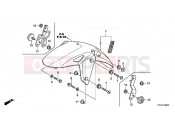 HONDA CBR250RD CBR250R 2013 F-10 FRONT FENDER