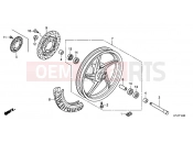 HONDA CBR250RD CBR250R 2013 F-14-40 FRONT WHEEL