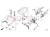 HONDA CBR250RD CBR250R 2013 F-23 SEAT