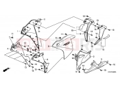 HONDA CBR250RD CBR250R 2013 F-45 CENTER ENGINE / LOWER ENGINE