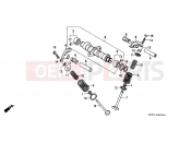 HONDA CB250M NIGHTHAWK 1991 E-3 CAMSHAFT / VALVE