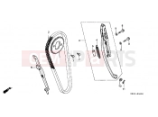 HONDA CB250M NIGHTHAWK 1991 E-4 TIMING CHAIN ​​/ TENSIONER