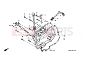 HONDA CB250M NIGHTHAWK 1991 E-6 RIGHT CRANKSHAFT COVER