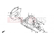 HONDA CB250M NIGHTHAWK 1991 E-9 LEFT CRANKSHAFT COVER
