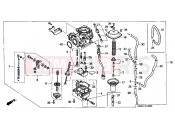 HONDA CB250M NIGHTHAWK 1991 E-18 CARBURETOR