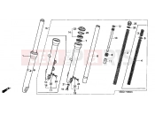 HONDA CB250M NIGHTHAWK 1991 F-8 FRONT FORK