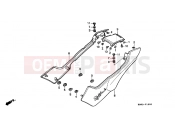 HONDA CB250M NIGHTHAWK 1991 F-15 SIDE COVER
