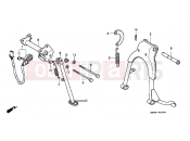 HONDA CB250M NIGHTHAWK 1991 F-20 SUPPORT