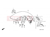 HONDA CB250Y NIGHTHAWK 2000 F-7 FRONT FENDER