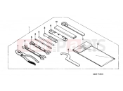 HONDA CB250Y NIGHTHAWK 2000 F-29 TOOLS