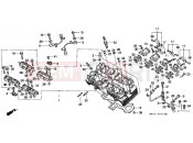 HONDA CB750M NIGHTHAWK 1991 E-2 CYLINDER HEAD