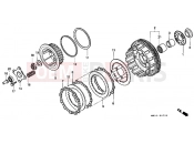 HONDA CB750M NIGHTHAWK 1991 E-7 CLUTCH