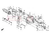 HONDA CB750M NIGHTHAWK 1991 E-17 TRANSMISSION DRUM