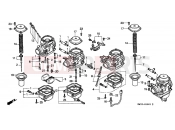 HONDA CB750M NIGHTHAWK 1991 E-18-1 CARBURETOR (PARTS)