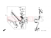 HONDA CB750M NIGHTHAWK 1991 F-4 FRONT MASTER CYLINDER (CB750)