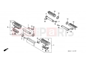 HONDA CB750M NIGHTHAWK 1991 F-19 FOOTREST (CB750)