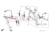 HONDA CB750M NIGHTHAWK 1991 F-20 SUPPORT