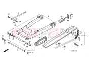 HONDA CB750M NIGHTHAWK 1991 F-21 SWING ARM