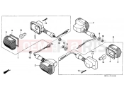 HONDA CB750M NIGHTHAWK 1991 F-24 FLASHLIGHT (CB750)