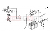 HONDA CB750M NIGHTHAWK 1991 F-26 BATTERY