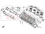 HONDA CB600F5 CB600F Hornet 2005 E-2 CYLINDER HEAD