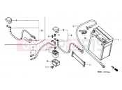 HONDA CB600F5 CB600F Hornet 2005 F-27 BATTERY