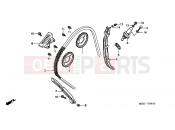 HONDA CB600F6 CB600F Hornet 2006 E-4 TIMING CHAIN ​​/ TENSIONER
