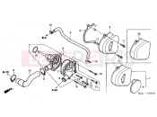 HONDA CB600F6 CB600F Hornet 2006 E-10 WATER PUMP