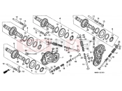 HONDA RVF400RR RVF400R 1994 E-3 CAMSHAFT / VALVE