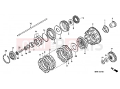 HONDA RVF400RR RVF400R 1994 E-5 CLUTCH