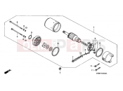 HONDA RVF400RR RVF400R 1994 E-9 STARTER ENGINE