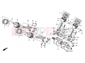 HONDA RVF400RR RVF400R 1994 E-12 CRANKSHAFT / PISTON